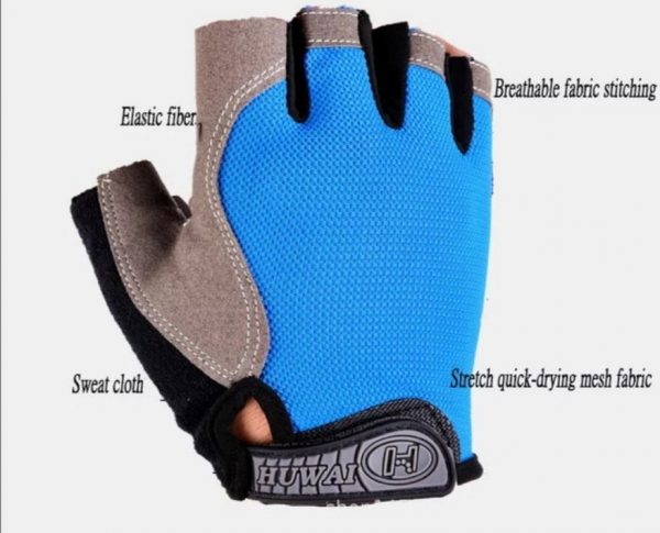 gants demi doit anti dérapent – Image 2