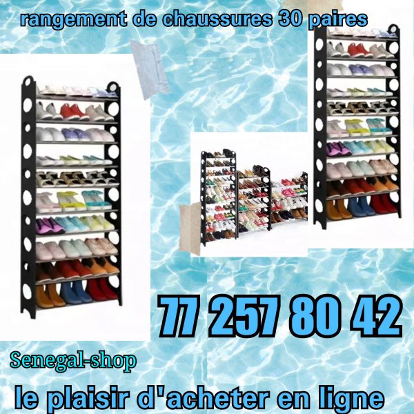 rangement de chaussure 30 paire