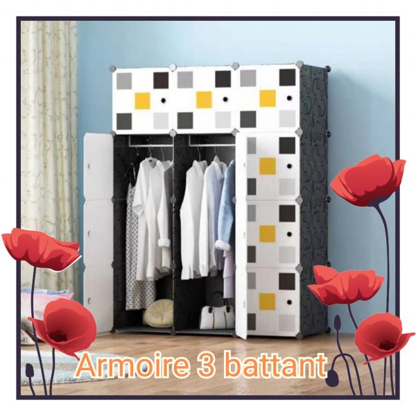 Armoire 3 battant nouveau model