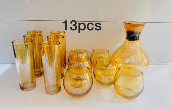 ensemble verre de 13 pièce