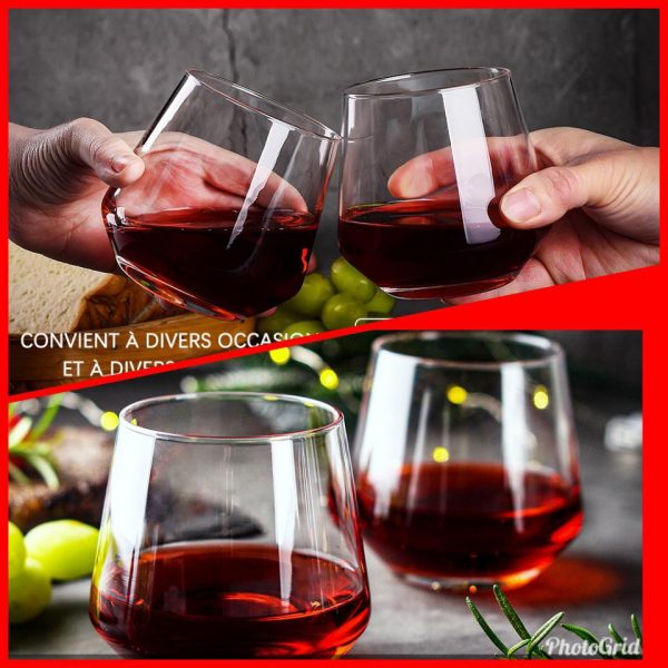 lot de 6 verre petit coupe