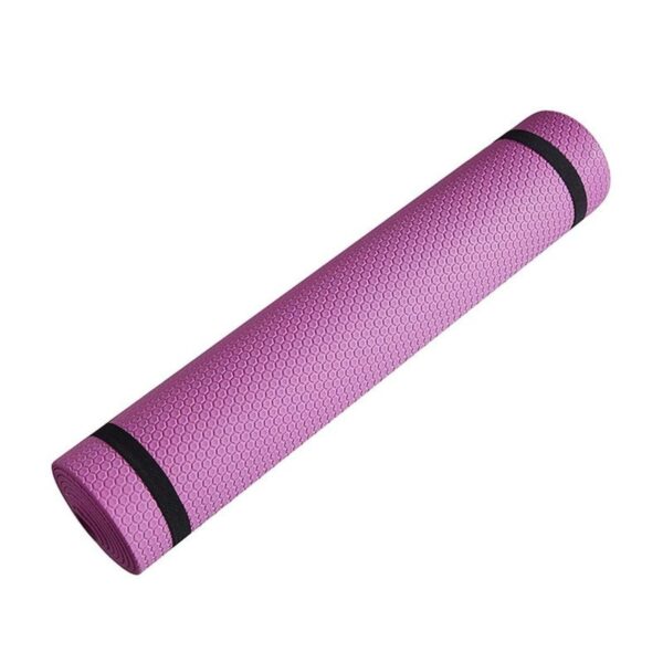 Tapis de yoga antidérapant d'épaisseur en EVA confortable, tapis de yoga, pilates, fitness, haute densité, anti-neige, convient pour la famille, le fitness, les voyages, le sol en plein air – Image 2