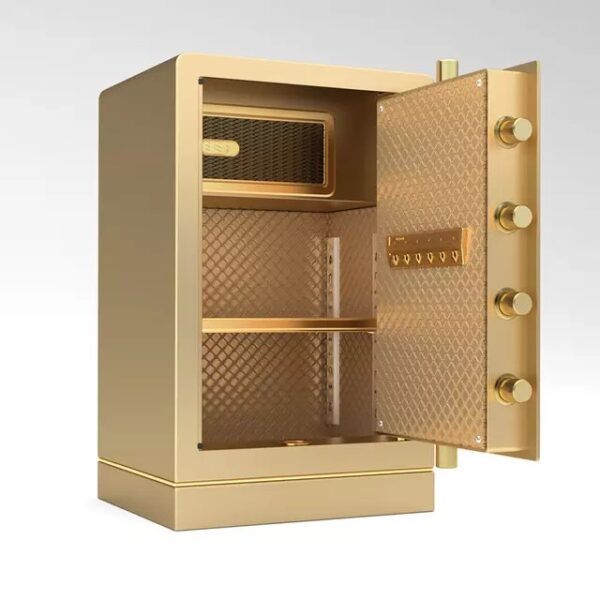 Coffres-forts, Grand Bureau de 70cm sur 45m avec Mot de Passe à Une Porte, Tout en Acier, Double Alarme, Coffre-Fort dans Le Mur, Coffre-Fort de Chevet, Coffre-Fort – Image 2