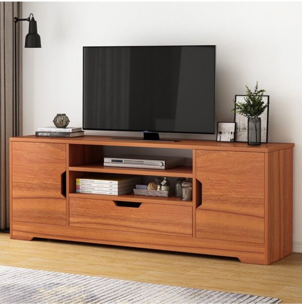 Meuble tv moderne avec porte et tiroirs