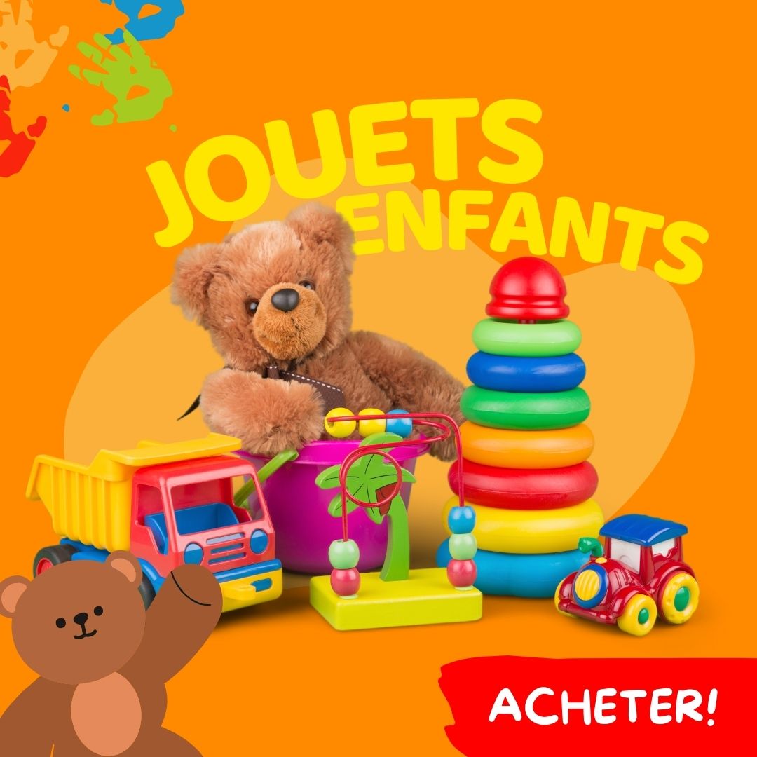 Orange and Yellow Kids Toys Promotion Instagram Post